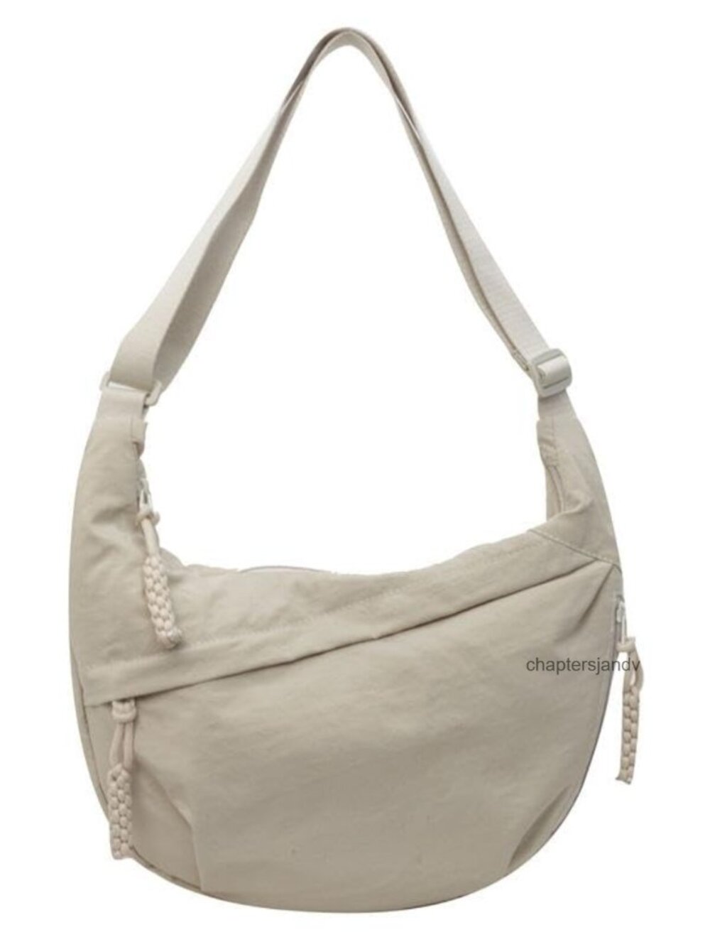 Nylon Crescent Crossbody Bag Adjustable Strap Quilted Hobo Purse Travel